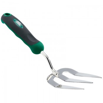 Hand Fork with Stainless Steel Prongs and Soft Grip Handle