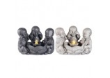 Fountain Buddha Poly - 4 Light Assorted Colours