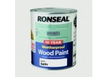 10 Year Weatherproof Satin Wood Paint - 750ml White