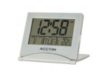 Mini Flip II Travel LCD Alarm Clock - Grey