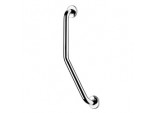 Angled Grab Bar with Concealed Fixing - 60cm - Stainless Steel