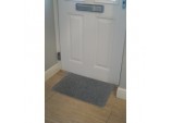 Basic Ribbed Indoor Doormat 40 x 60cm - Light Grey