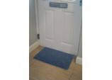 Basic Ribbed Indoor Doormat 40 x 60cm - Blue
