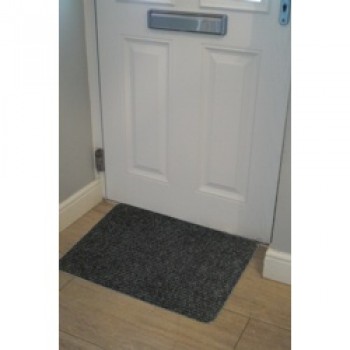 Basic Ribbed Indoor Doormat 50 x 80cm - Anthracite