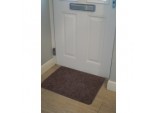 Basic Ribbed Indoor Doormat 50 x 80cm - Dark Brown