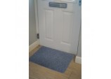 Basic Ribbed Indoor Doormat 50 x 80cm - Blue