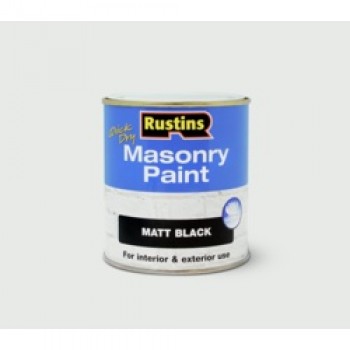 Masonry Paint 250ml - Black