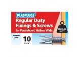 Regular Duty Fixings & Screws - Pack 10