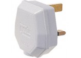 13A, 3 Pin Nylon Plug, Fused 13A to BS1363/A, White