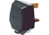 13A, 3 Pin Nylon Plug, Fused 13A to BS1363/A, Black
