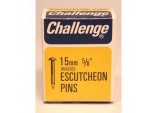 Escutcheon Pins - Brass Plated (Box Pack) - 15mm